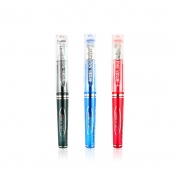 晨光中性笔迷你短笔 GP0097黑色 0.5拔盖子弹头普通油墨